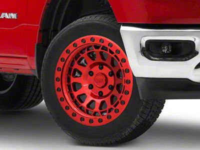 Black Rhino Primm Candy Red with Black Bolts 6-Lug Wheel; 20x9.5; -12mm Offset (19-25 RAM 1500)
