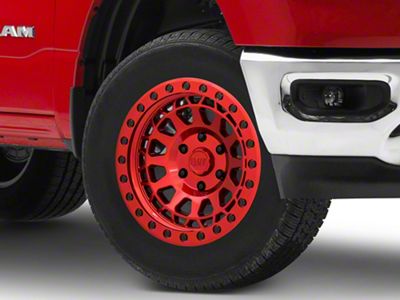 Black Rhino Primm Candy Red with Black Bolts 6-Lug Wheel; 18x9.5; -12mm Offset (19-25 RAM 1500)