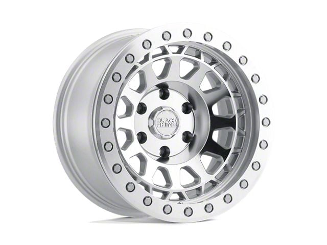 Black Rhino Primm Silver with Mirror Face and Machined Ring 6-Lug Wheel; 18x9.5; -12mm Offset (19-24 RAM 1500)
