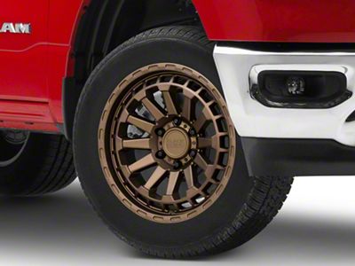 Black Rhino Raid Matte Bronze 6-Lug Wheel; 20x9.5; -18mm Offset (19-25 RAM 1500)