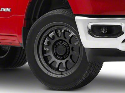 Black Rhino Rapid Matte Brushed Gunmetal 6-Lug Wheel; 20x9.5; -18mm Offset (19-25 RAM 1500)