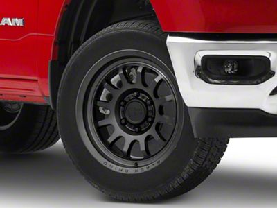 Black Rhino Rapid Matte Brushed Gunmetal 6-Lug Wheel; 20x8.5; 0mm Offset (19-25 RAM 1500)
