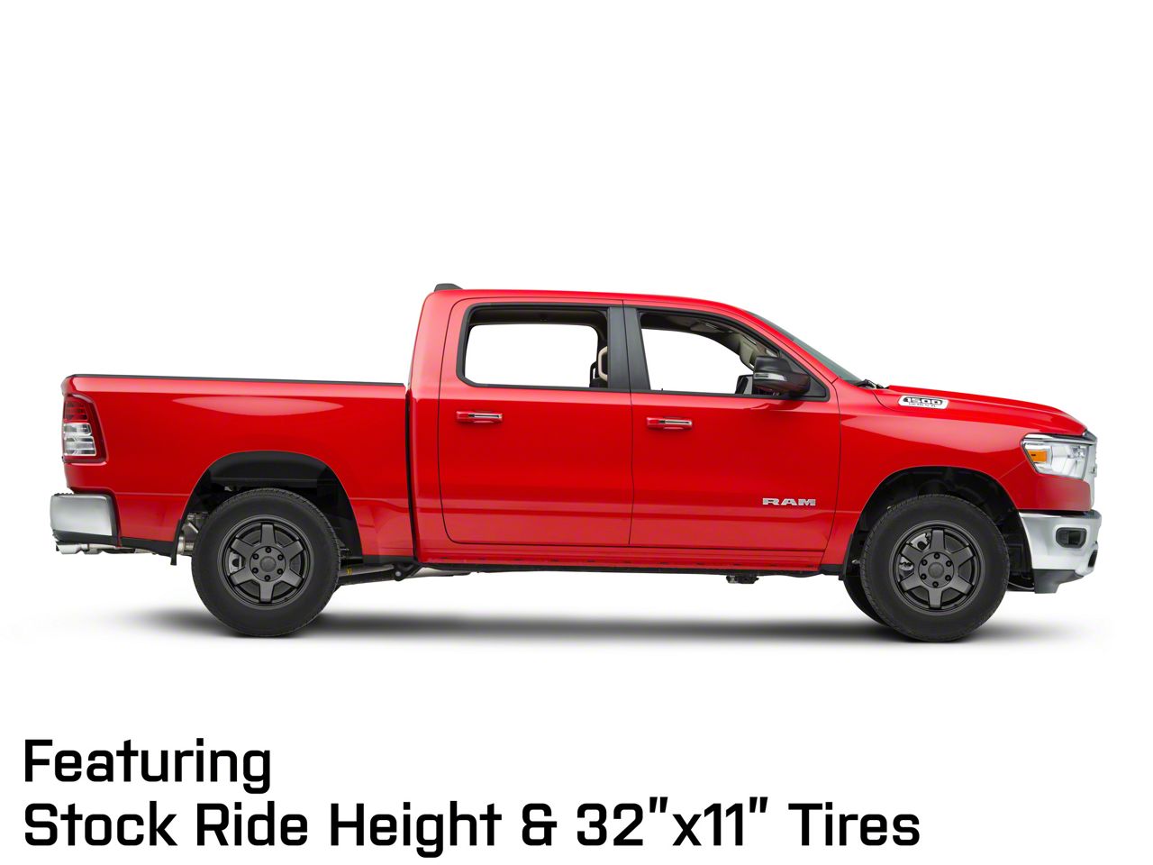 Black Rhino RAM 1500 Roku Gunblack 6-Lug Wheel; 18x9.5