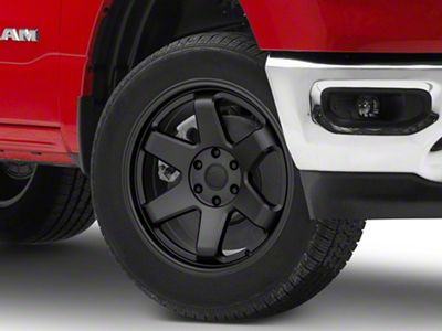 Black Rhino Roku Gunblack 6-Lug Wheel; 20x9.5; 12mm Offset (19-25 RAM 1500)