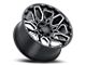 Black Rhino Shrapnel Gloss Black with Milled Spokes 5-Lug Wheel; 20x9.5; 0mm Offset (02-08 RAM 1500, Excluding Mega Cab)