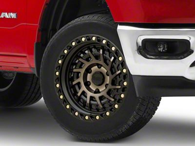 Black Rhino Shredder Matte Black with Machined Dark Tint 6-Lug Wheel; 20x9.5; -12mm Offset (19-25 RAM 1500)