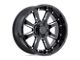 Black Rhino Sierra Gloss Black Milled 6-Lug Wheel; 22x10; 12mm Offset (19-24 RAM 1500)