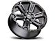 Black Rhino Wanaka Matte Gunmetal with Brushed Face and Gunmetal Tint 6-Lug Wheel; 20x9; 40mm Offset (19-24 RAM 1500)