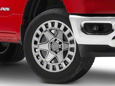Black Rhino York Matte Gunmetal 6-Lug Wheel; 20x9; 12mm Offset (19-25 RAM 1500)
