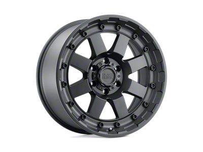 Black Rhino Cleghorn Matte Black 8-Lug Wheel; 18x9; 6mm Offset (19-24 RAM 2500)