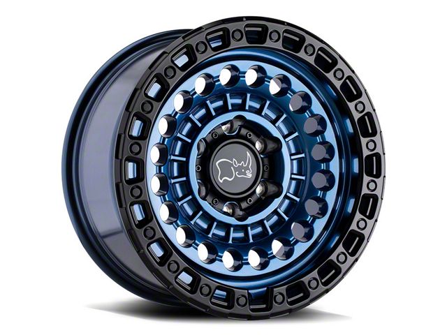 Black Rhino Sentinel Cobalt Blue 8-Lug Wheel; 17x8.5; -18mm Offset (19-24 RAM 2500)