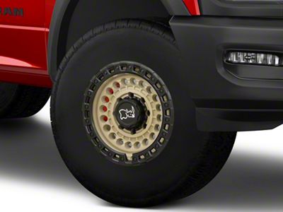 Black Rhino Sentinel Desert Sand 8-Lug Wheel; 17x8.5; 0mm Offset (19-24 RAM 2500)