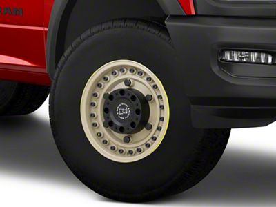 Black Rhino Armory Desert Sand 8-Lug Wheel; 17x9.5; 6mm Offset (19-24 RAM 3500 SRW)