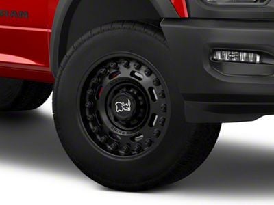 Black Rhino Axle Matte Black 8-Lug Wheel; 20x9.5; -18mm Offset (19-24 RAM 3500 SRW)