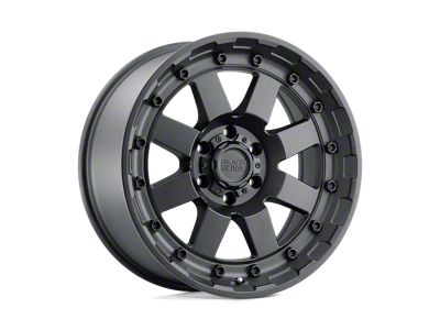 Black Rhino Cleghorn Matte Black 8-Lug Wheel; 18x9; 6mm Offset (19-24 RAM 3500 SRW)