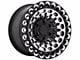 Black Rhino Labyrinth Gloss Black Machined 8-Lug Wheel; 17x9.5; -18mm Offset (19-24 RAM 3500 SRW)