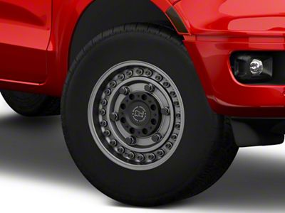 Black Rhino Armory Matte Gunblack 6-Lug Wheel; 17x9.5; 6mm Offset (19-23 Ranger)
