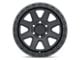 Black Rhino Baker Matte Black 6-Lug Wheel; 18x9; -18mm Offset (19-23 Ranger)