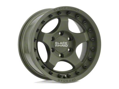 Black Rhino Bantam Olive Drab Green 6-Lug Wheel; 17x8.5; -10mm Offset (24-25 Ranger)