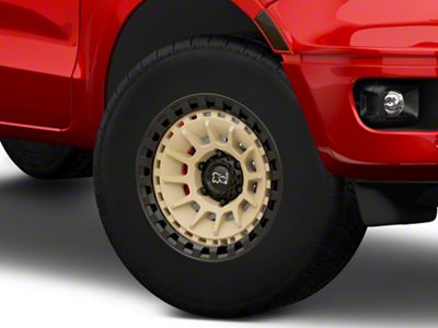 Black Rhino Barrage Desert Sand on Matte Black 6-Lug Wheel; 17x8.5; -10mm Offset (19-23 Ranger)