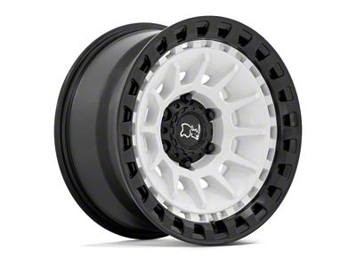 Black Rhino Barrage Gloss White on Matte Black 6-Lug Wheel; 17x8.5; -10mm Offset (19-23 Ranger)