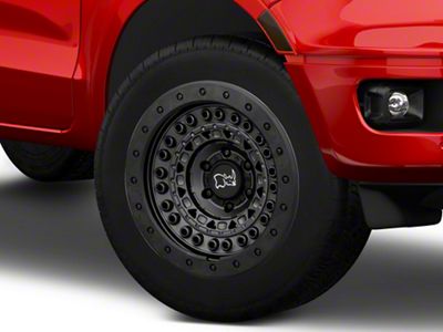 Black Rhino Barricade Gunblack with Black Rock Guard 6-Lug Wheel; 20x9; 0mm Offset (19-23 Ranger)