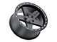 Black Rhino Crawler Beadlock Matte Black 6-Lug Wheel; 17x8.5; 0mm Offset (19-23 Ranger)