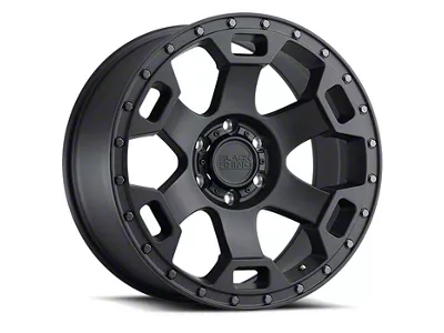 Black Rhino Gauntlet Semi Gloss Black with Gunmetal Bolts 6-Lug Wheel; 18x9; 12mm Offset (19-23 Ranger)