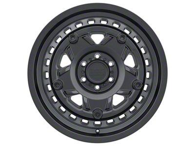 Black Rhino Grange Matte Black with Machined Tint Ring 6-Lug Wheel; 17x8.5; -18mm Offset (19-23 Ranger)