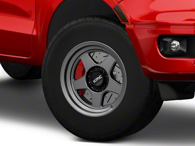 KMC Lobo Matte Anthracite 6-Lug Wheel; 17x9; -38mm Offset (19-23 Ranger)