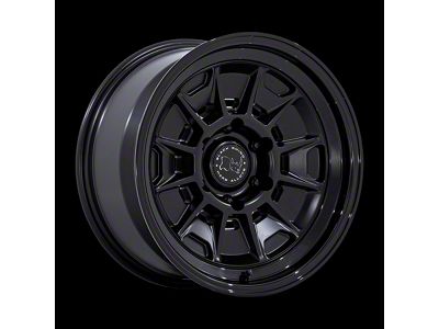 Black Rhino Mondo Gloss Silver with Mirror Cut Lip 6-Lug Wheel; 17x8.5; -10mm Offset (24-26 Ranger)
