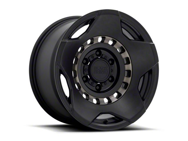 Black Rhino Muzzle Matte Black with Machined Tinted Ring 6-Lug Wheel; 17x9; 0mm Offset (19-23 Ranger)