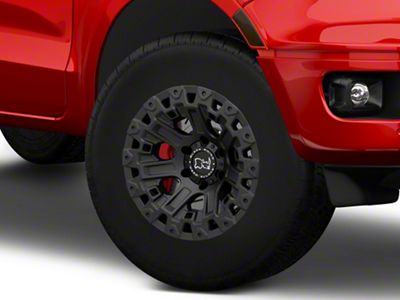 Black Rhino Ozark Matte Black 6-Lug Wheel; 17x9.5; -18mm Offset (19-23 Ranger)