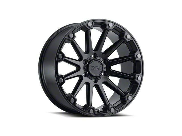 Black Rhino Pinnacle Semi Gloss Black with Gunmetal Bolts 6-Lug Wheel; 20x9; 12mm Offset (19-23 Ranger)