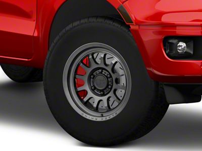Black Rhino Rapid Matte Brushed Gunmetal 6-Lug Wheel; 17x9.5; -18mm Offset (19-23 Ranger)