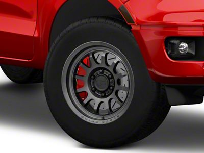 Black Rhino Rapid Matte Brushed Gunmetal 6-Lug Wheel; 18x9; 12mm Offset (19-23 Ranger)