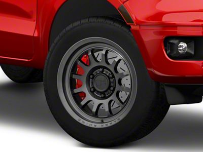 Black Rhino Rapid Matte Brushed Gunmetal 6-Lug Wheel; 20x9; 12mm Offset (19-23 Ranger)