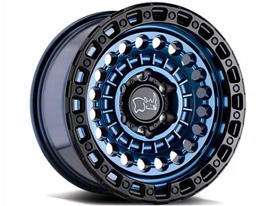 Black Rhino Sentinel Cobalt Blue with Black Ring 6-Lug Wheel; 20x9.5; 12mm Offset (19-23 Ranger)