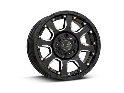 Black Rhino Sierra Gloss Black Milled 6-Lug Wheel; 17x9; 12mm Offset (19-23 Ranger)