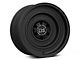 Black Rhino Solid Matte Black 6-Lug Wheel; 17x9.5; -12mm Offset (19-23 Ranger)