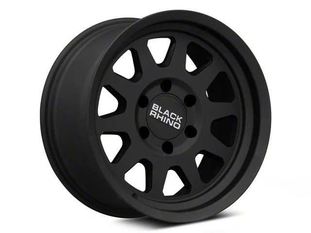 Black Rhino Stadium Matte Black 6-Lug Wheel; 17x8; 35mm Offset (19-23 Ranger)