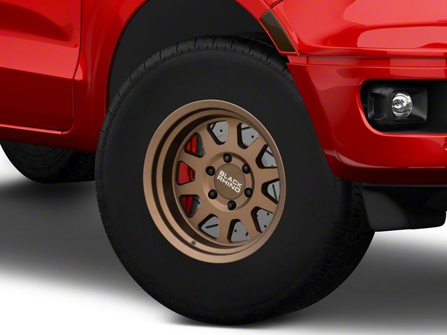 Black Rhino Stadium Matte Bronze 6-Lug Wheel; 16x8; -10mm Offset (19-23 Ranger)