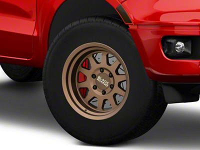 Black Rhino Stadium Matte Bronze 6-Lug Wheel; 17x9.5; -18mm Offset (19-23 Ranger)