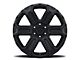 Black Rhino Wanaka Matte Black 6-Lug Wheel; 17x8.5; 12mm Offset (19-23 Ranger)
