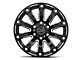 Black Rhino Selkirk Gloss Black Milled 6-Lug Wheel; 18x9; 12mm Offset (99-06 Silverado 1500)