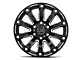 Black Rhino Selkirk Gloss Black Milled 6-Lug Wheel; 20x9; 12mm Offset (14-18 Silverado 1500)