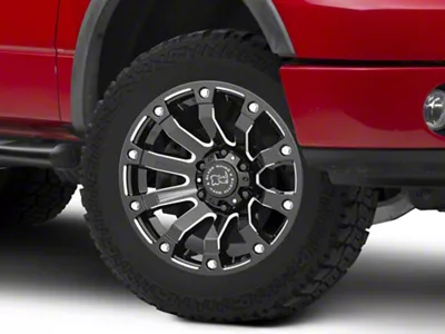 Black Rhino Selkirk Gloss Black Milled 6-Lug Wheel; 20x9; 12mm Offset (04-08 F-150)