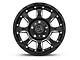 Black Rhino Sierra Gloss Black Milled 5-Lug Wheel; 17x9; 0mm Offset (09-18 RAM 1500)