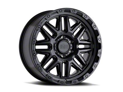 Black Rhino Alamo Matte Black with Black Bolts 6-Lug Wheel; 17x9; 12mm Offset (19-25 Sierra 1500)