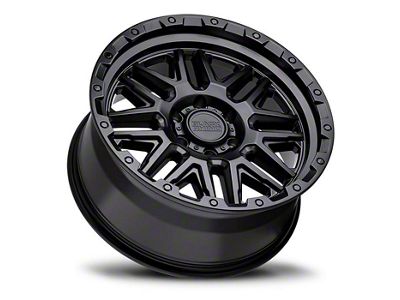 Black Rhino Alamo Matte Black with Black Bolts 6-Lug Wheel; 20x9; -18mm Offset (19-25 Sierra 1500)